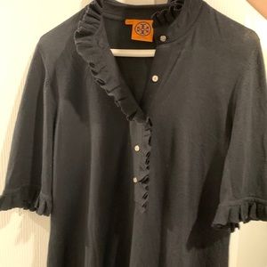 Tory Burch short sleeve cashmere sweater